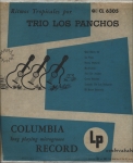 Ritmos Tropicales por Trio Los Panchos - LP 10 pol