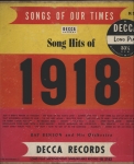Song Hits of 1918 - LP 10 pol
