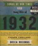 Song Hits of 1932 - LP 10 pol