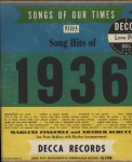 Song Hits of 1936 - LP 10 pol