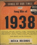 Song Hits of 1938 - LP 10 pol