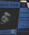 Jacqueline François Chante ses Derniers Succès - LP 10 pol