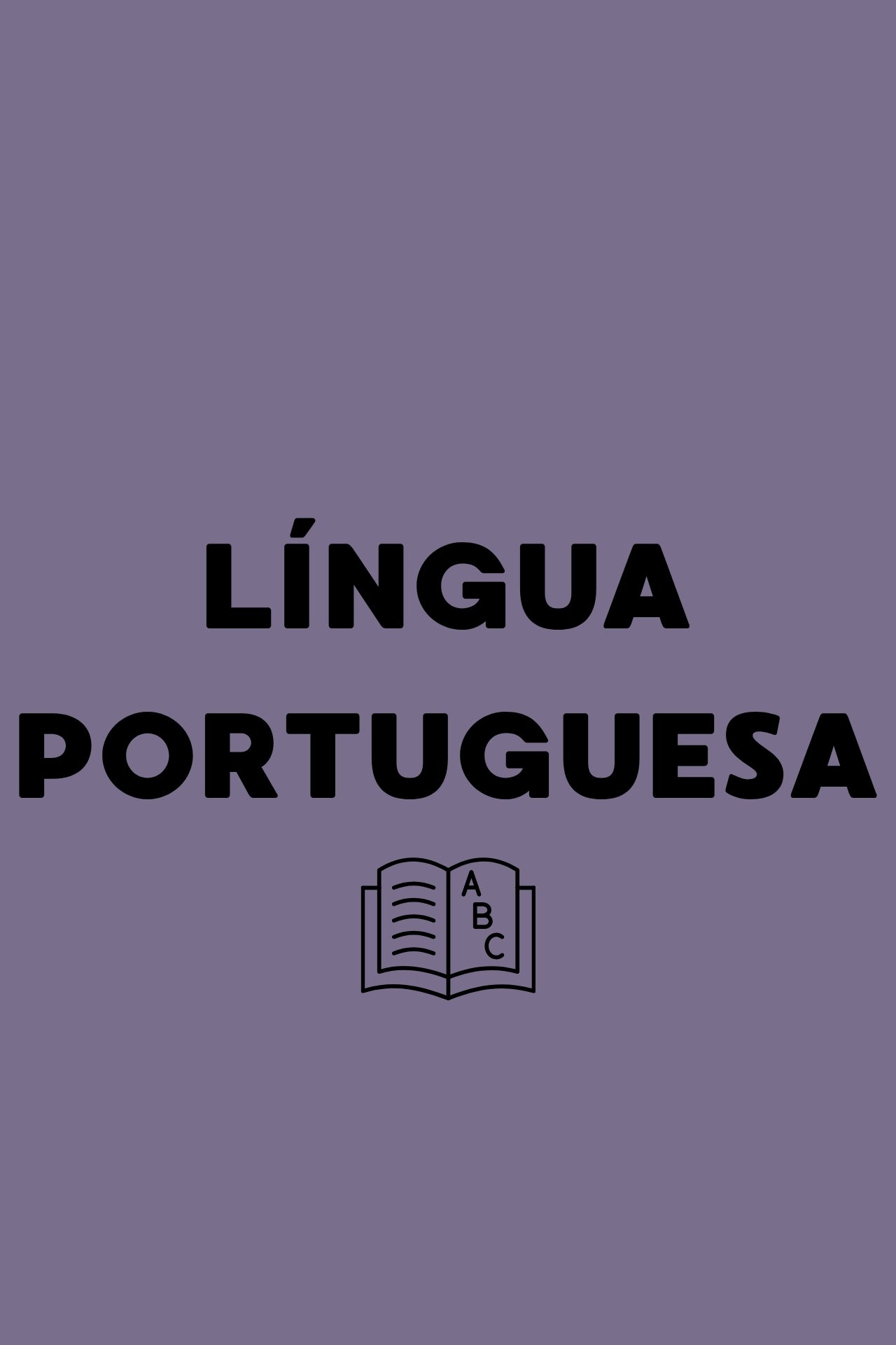 LÍNGUA PORTUGUESA