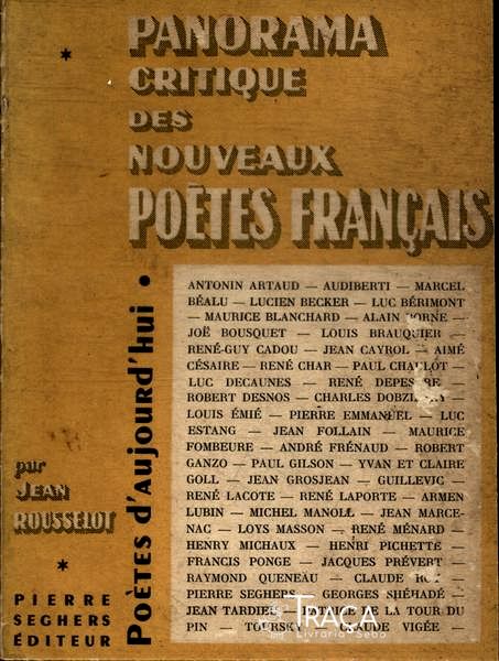 Panorama Critique Des Nouveaux Poètes Français