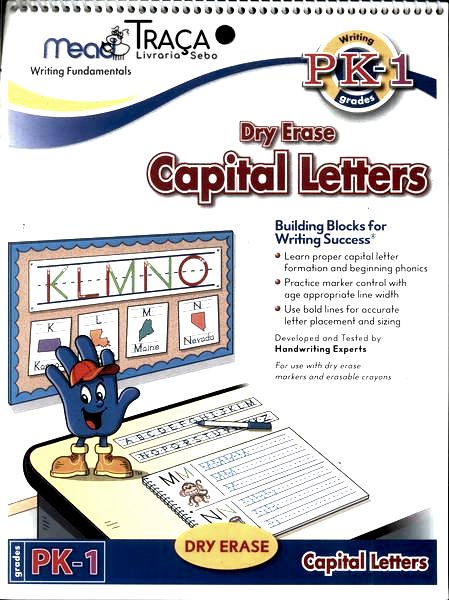 Dry Erase Capital Letters