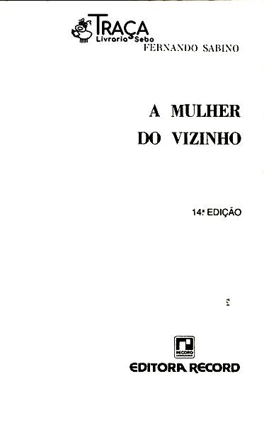 A Mulher Do Vizinho