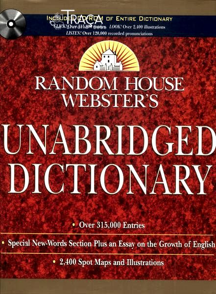 Random House Websters Unabridged Dictionary (não Inclui Cd -