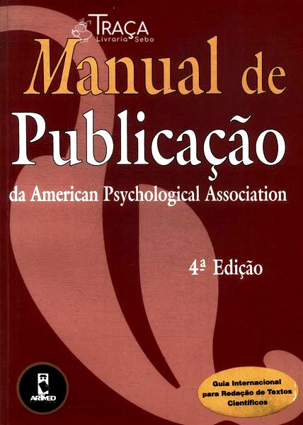 Manual De Publicação Da American Psychological Association