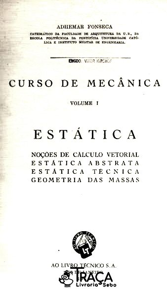 Curso de Mecânica: Estática (1963)