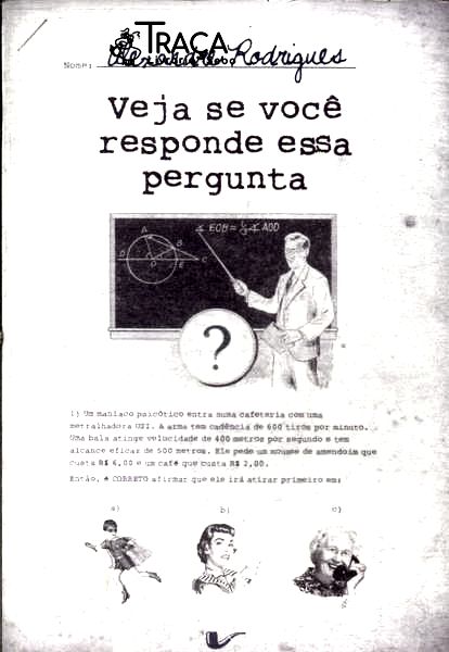 Veja Se Você Responde Essa Pergunta