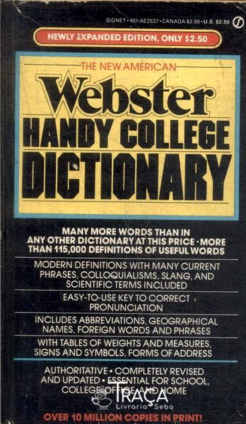 The New American Webster Handy College Dictionary (1981)