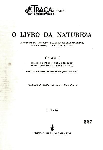 O Livro da Natureza Vol 1