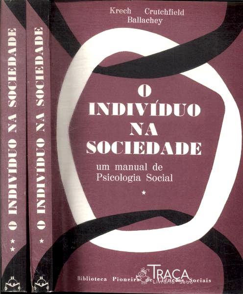 O Indivíduo Na Sociedade (2 Volumes)