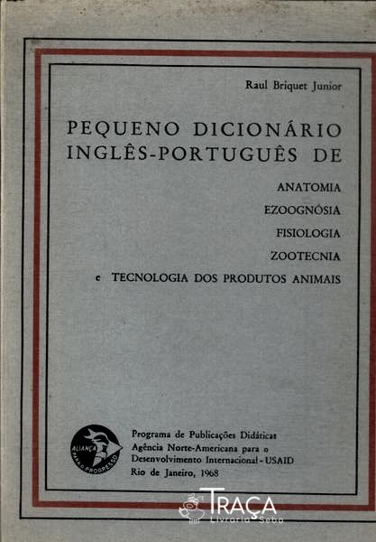 Pequeno Dicionário Inglês-português de Anatomia... (1968)