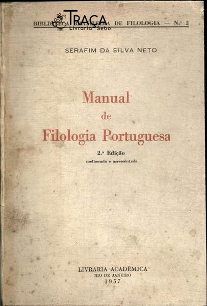 Manual de Filologia Portuguesa (1957)