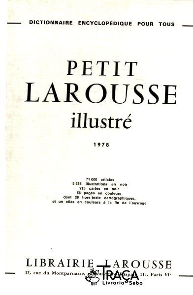 Petit Larousse Illustré (1978)