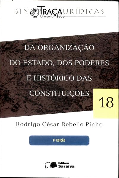Da Organização do Estado, dos Poderes, e Histórico das Constituições