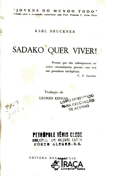 Sadako Quer Viver