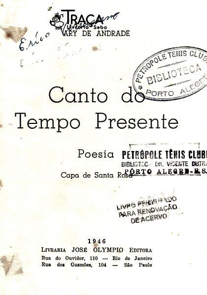 Canto Do Tempo Presente
