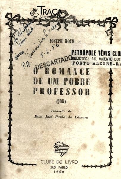 O Romance De Um Pobre Professor