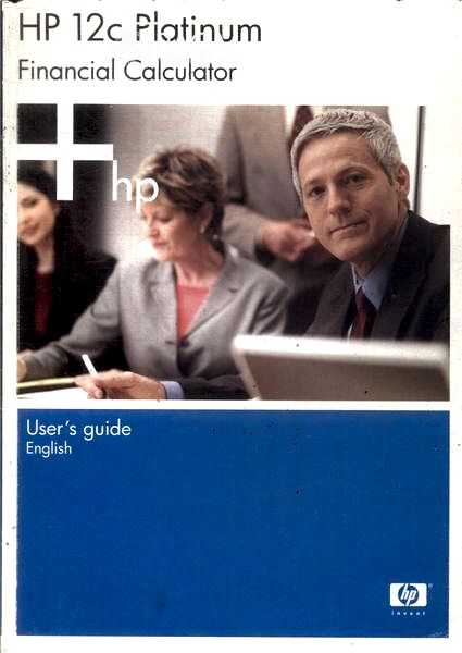 Hp 12c Platinum: Finacial Calculator