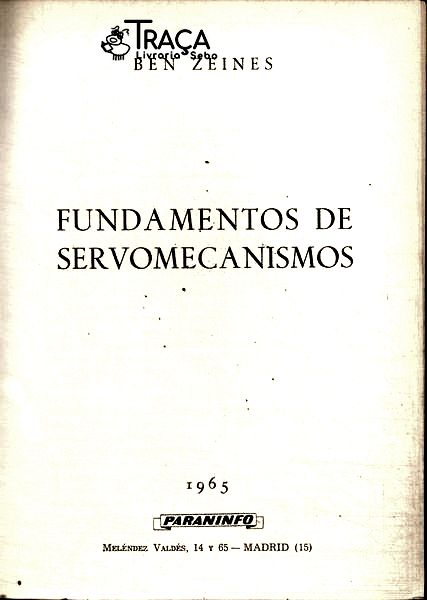 Fundamentos de Servomecanismos (1965)