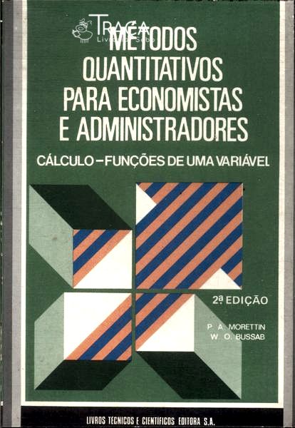 Métodos Quantitativos para Economistas e Administradores