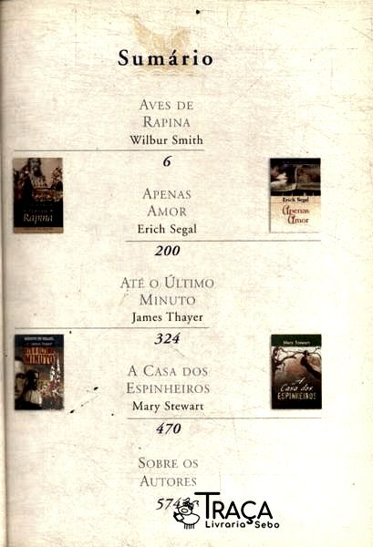 Aves De Rapina - Apenas Amor - Até O Último Minuto - A Casa Dos Espinheiros