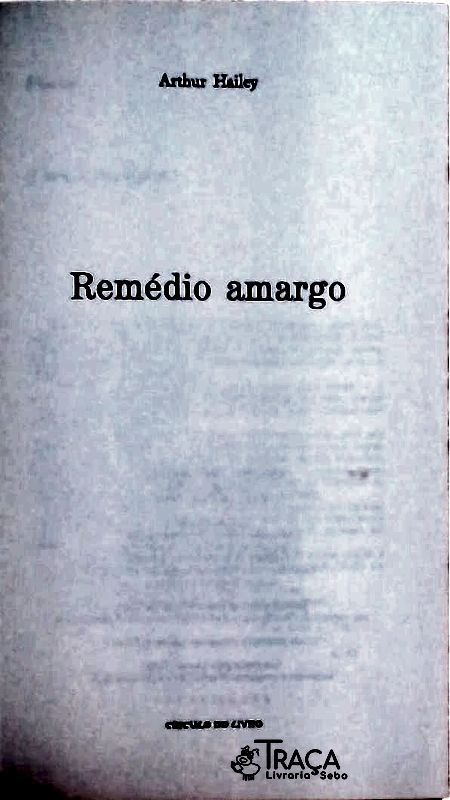 Remédio Amargo