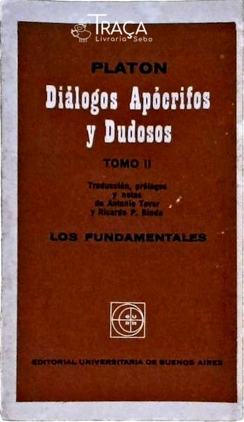 Diálogos Apócrifos Y Dudosos Tomo 2