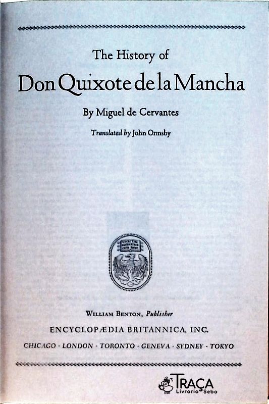 The History Of Don Quixote de La Mancha