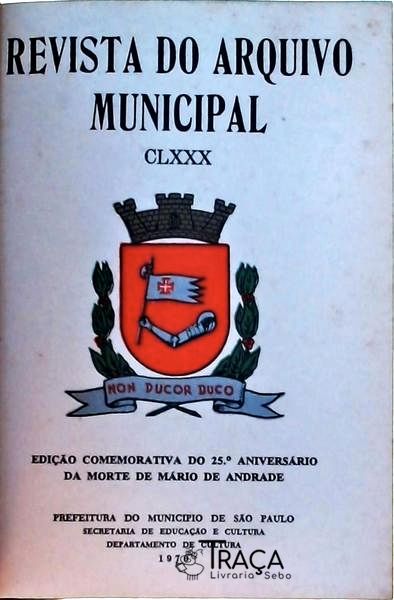 Revista do Arquivo Municipal - São Paulo
