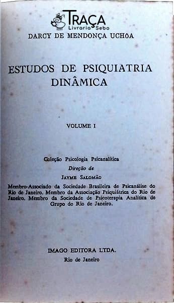 Estudos De Psiquiatria Dinâmica Vol 1