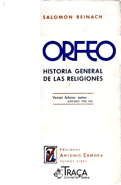 Orfeo, Historia General de Las Religiones