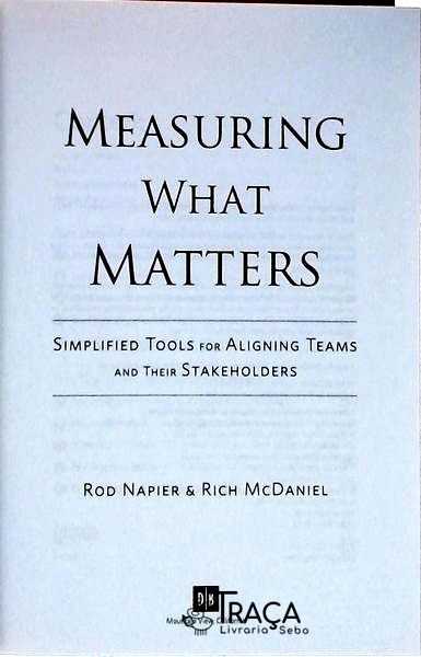 Measuring What Matters