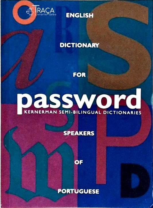 Password, English Dictionary For Speakers Of Portuguese