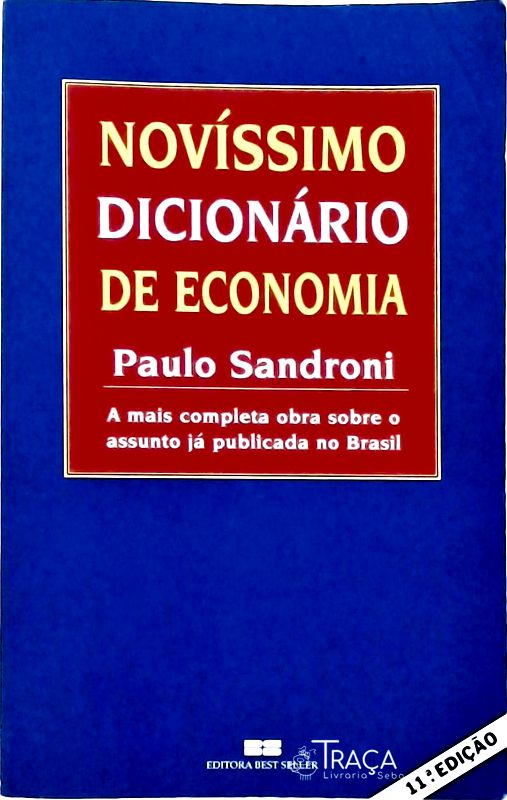 Novíssimo Dicionário de Economia (2001)