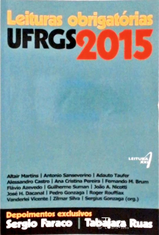 Leituras Obrigatórias Ufrgs 2015