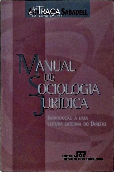 Manual de Sociologia Jurídica