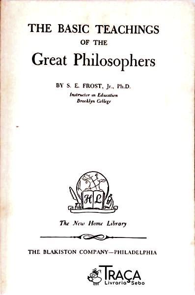 Basic Teachings Of The Great Philosophers