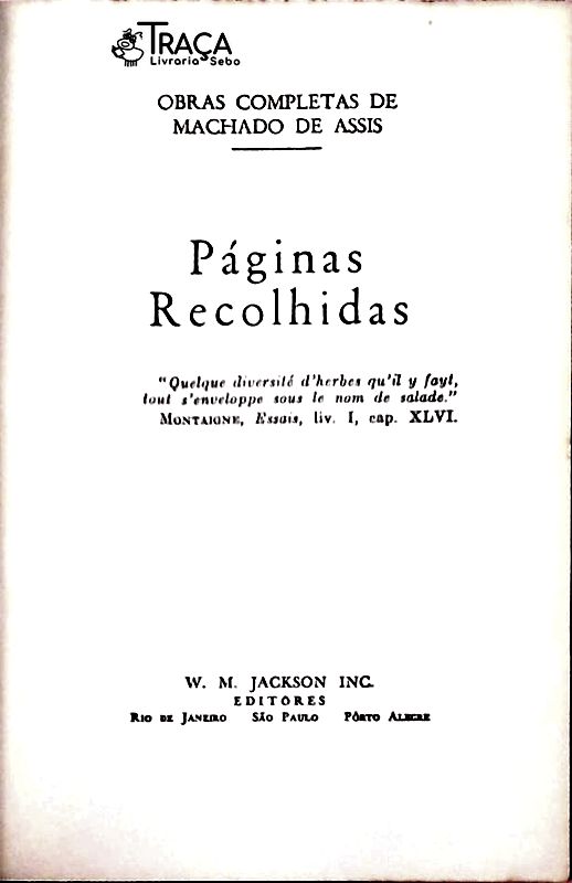 Páginas Recolhidas