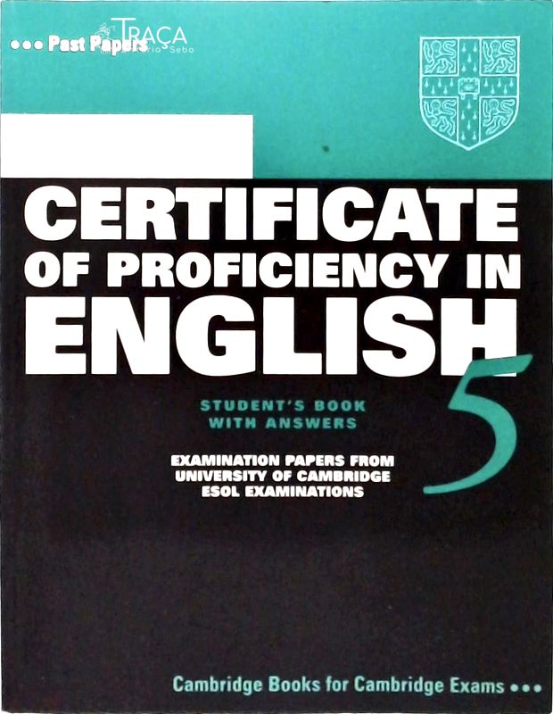 Cambridge Certificate Of Proficiency In English 5