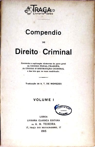 Compedio de Direito Criminal - 2 Volumes