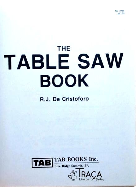 The Table Saw Book