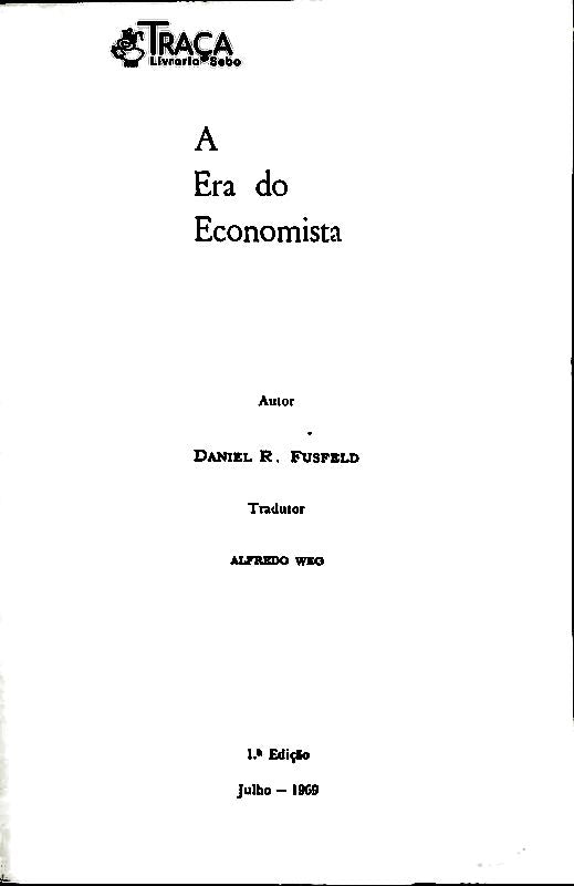 A Era do Economista