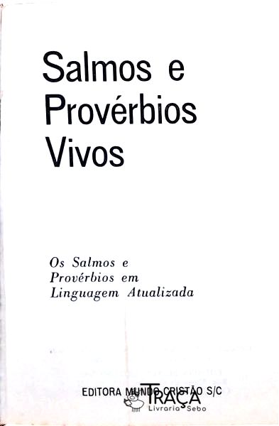Salmos e Provérbios Vivos