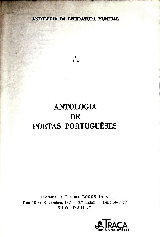 Antologia de Poetas Portuguêses