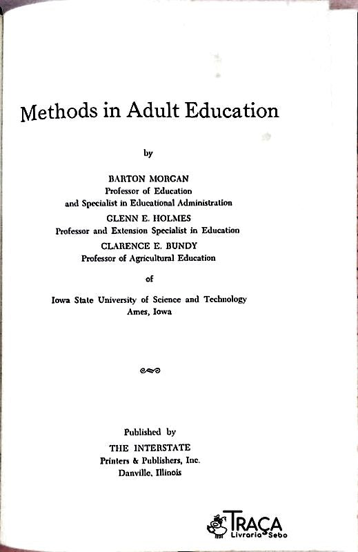 Methods In Adult Education