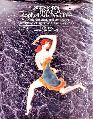 Applied Arts From 1880 Including Arts And Crafts Art Nouveau Art Deco Art Pottery And Studio Cera