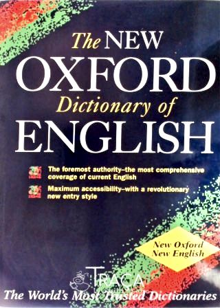 The NEW OXFORD Dictionary of ENGLISH